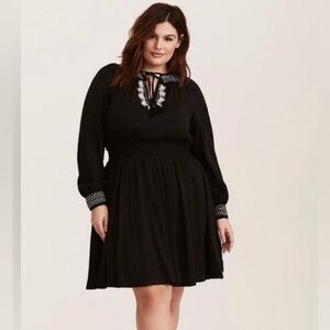 Embroidered Torrid Dress